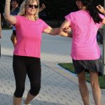 Na milevském koupališti se cvičila zumba v latinskoamerickém rytmu