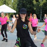 Na milevském koupališti se cvičila zumba v latinskoamerickém rytmu