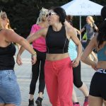 Na milevském koupališti se cvičila zumba v latinskoamerickém rytmu