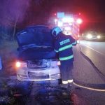 K pondělním požárům vozidel přibyl další. Brzy ráno hořelo auto na Budějovicku