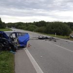 AKTUALIZOVÁNO: Při čelním střetu dvou vozidel u obce Sedlec vyhasl jeden lidský život