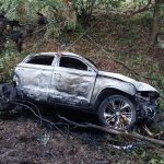 AKTUALIZOVÁNO: Tragická nehoda u obce Sedlec. Řidič uhořel