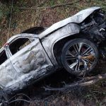 AKTUALIZOVÁNO: Tragická nehoda u obce Sedlec. Řidič uhořel