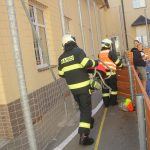 V Základní škole T. G. Masaryka v Blatné vypukl požár. Naštěstí jen cvičně