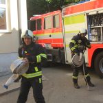 V Základní škole T. G. Masaryka v Blatné vypukl požár. Naštěstí jen cvičně