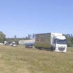 Dopravu mezi Podolím a Křenovicemi komplikuje nehoda kamionu