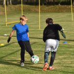 Mladí gólmani z Hoštic a Poříčí trénovali pod dohledem profesionála