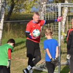 Mladí gólmani z Hoštic a Poříčí trénovali pod dohledem profesionála