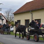 Hubertská jízda přilákala do Zálší čtyřicítku koní a deset spřežení
