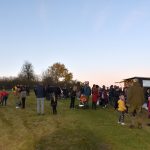 Milevské Strašidýlkování u fotopointu vylákalo rodiče s dětmi nad město