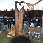 Milevské Strašidýlkování u fotopointu vylákalo rodiče s dětmi nad město