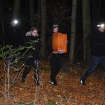 Milevské Strašidýlkování u fotopointu vylákalo rodiče s dětmi nad město