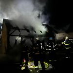 V Čenkově u Malšic shořela stodola se senem