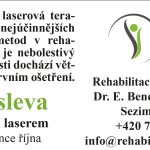 Laserová terapie pomáhá při bolestech a hojení. V Sezimově Ústí ji doporučují jako účinnou léčbu