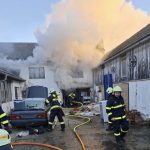 Při požáru kotelny rodinného domu v Oldřichově na Táborsku skončil jeden člověk v péči záchranářů