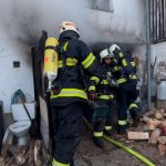 Při požáru kotelny rodinného domu v Oldřichově na Táborsku skončil jeden člověk v péči záchranářů