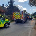 V Pohoří na Písecku narazilo auto do hřbitovní zdi. Zranily se dvě ženy