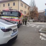 Vylitá barva ochromila sobotní provoz na hlavní táborské ulici