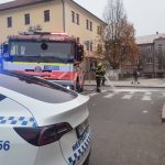 Vylitá barva ochromila sobotní provoz na hlavní táborské ulici