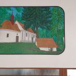 Zrekonstruovaný kulturní dům v Borovanech ozdobily malby Aleše Kroupy