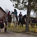 Podzimní Hubertskou vyjížďku si v Dobrošově a Klisinci užili jezdci i diváci