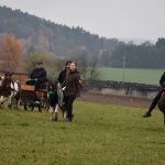 Podzimní Hubertskou vyjížďku si v Dobrošově a Klisinci užili jezdci i diváci