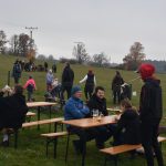 Podzimní Hubertskou vyjížďku si v Dobrošově a Klisinci užili jezdci i diváci