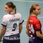 Florbal: Juniorky Milevska v domácí premiéře potrápily lídra, pak si zastřílely