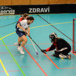 Florbal: Juniorky Milevska v domácí premiéře potrápily lídra, pak si zastřílely