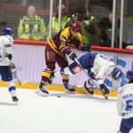 Kohouti si poprvé vyzkoušeli novou arénu v Jihlavě. Jediný gól Plášila ale na body nestačil