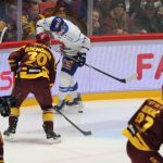 Kohouti si poprvé vyzkoušeli novou arénu v Jihlavě. Jediný gól Plášila ale na body nestačil