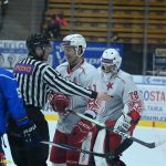 VIDEO: Hokejisté Tábora proti Slavii podruhé v sezoně neskórovali. Ve druhé třetině nevyužili dvojnásobnou přesilovku