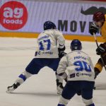 Kohouti si poprvé vyzkoušeli novou arénu v Jihlavě. Jediný gól Plášila ale na body nestačil