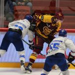 Kohouti si poprvé vyzkoušeli novou arénu v Jihlavě. Jediný gól Plášila ale na body nestačil