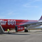 VIDEO: Na českobudějovickém letišti přistál letoun nového dopravního partnera