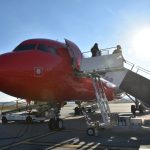 VIDEO: Na českobudějovickém letišti přistál letoun nového dopravního partnera