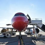 VIDEO: Na českobudějovickém letišti přistál letoun nového dopravního partnera