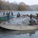 Výlov Dolanského rybníku rybáře mile překvapil. Vytáhli téměř 170 metráků ryb