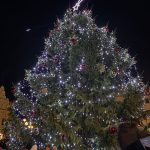 V Táboře začal advent na dvou hlavních náměstích. Strom zářil, trhy byly plné