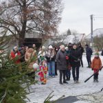 Sousedské setkání u kapličky patří k neodmyslitelným vánočním tradicím Předotic