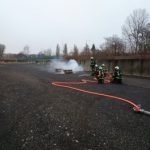 V Písku hořel elektroautobus. Chytily v něm baterie