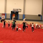 VIDEO: Gymnastky Kláry Petržilkové předvedly v Táboře vánoční i soutěžní choreografie