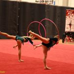 VIDEO: Gymnastky Kláry Petržilkové předvedly v Táboře vánoční i soutěžní choreografie