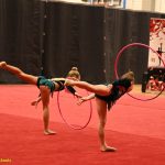 VIDEO: Gymnastky Kláry Petržilkové předvedly v Táboře vánoční i soutěžní choreografie