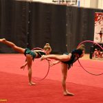 VIDEO: Gymnastky Kláry Petržilkové předvedly v Táboře vánoční i soutěžní choreografie