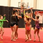 VIDEO: Gymnastky Kláry Petržilkové předvedly v Táboře vánoční i soutěžní choreografie