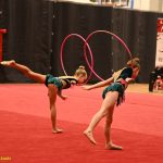 VIDEO: Gymnastky Kláry Petržilkové předvedly v Táboře vánoční i soutěžní choreografie