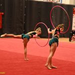 VIDEO: Gymnastky Kláry Petržilkové předvedly v Táboře vánoční i soutěžní choreografie