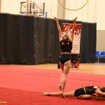 VIDEO: Gymnastky Kláry Petržilkové předvedly v Táboře vánoční i soutěžní choreografie