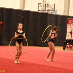 VIDEO: Gymnastky Kláry Petržilkové předvedly v Táboře vánoční i soutěžní choreografie